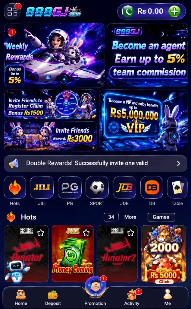 888GJ Game Download Real Earning Platform for Pakistan 2026 screenshot