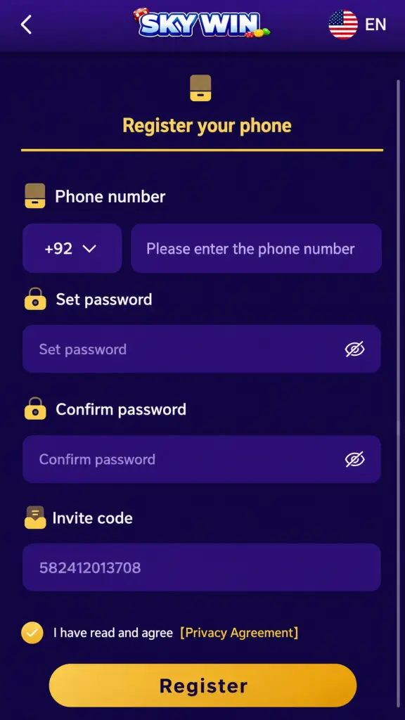 SkyWin Game Download Best Earning Platform for Pakistan screenshot