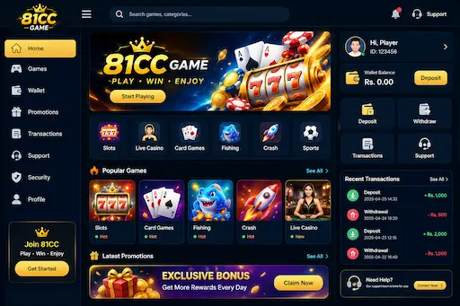 81CC Game Download New Casino App For Free Android & iOS screenshot